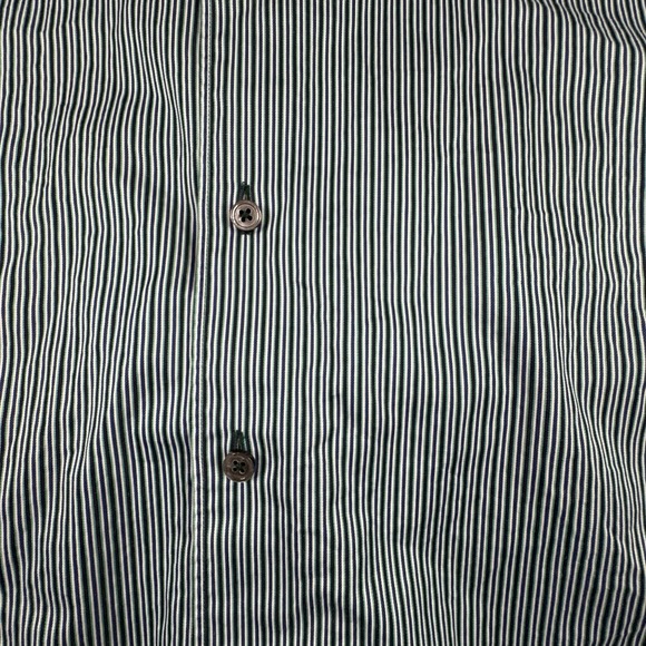 Ermenegildo Zegna Men's 2XL Blue/Green Striped LS Made in Italy SEE DESCRIPTION - Picture 8 of 16